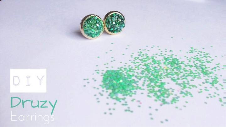 How to Make Your Own Druzy Stud Earrings
