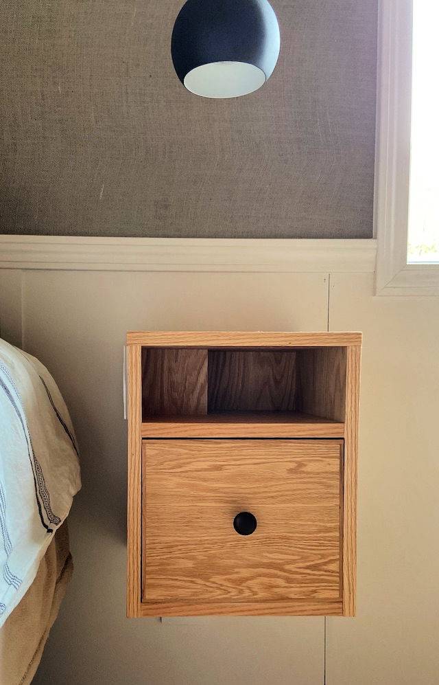 How to Make Your Own Floating Nightstands