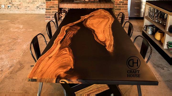 How to Make Your Own Island Epoxy River Table