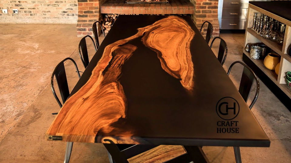 How to Make Your Own Island Epoxy River Table