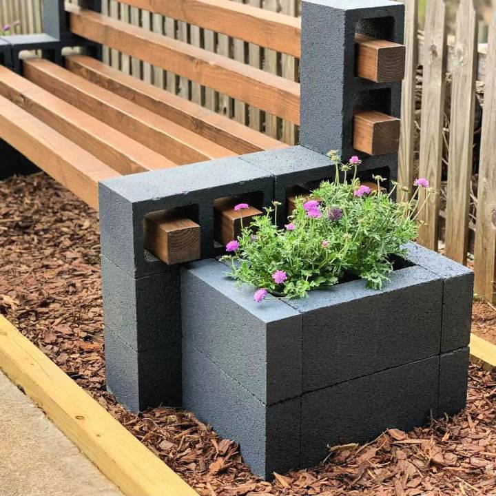 How to Make a Concrete Block Planter Box