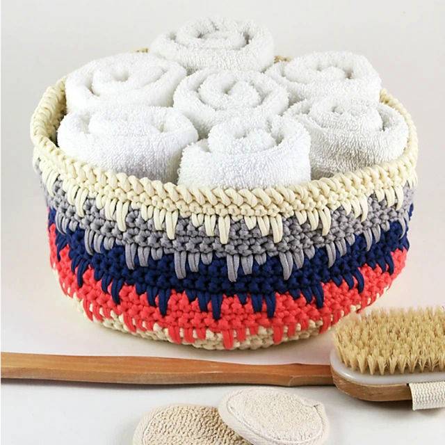 How to Make a Crochet Himalayan Basket Free Pattern
