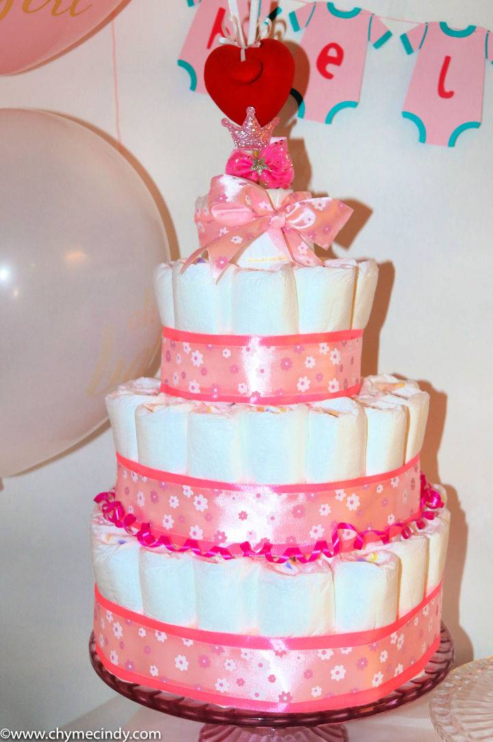 How to Make Diaper Cake at Home