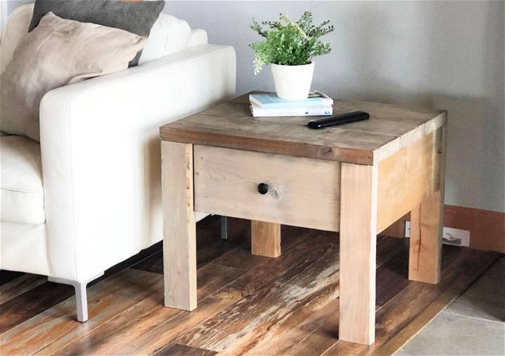 How to Make an End Table With Drawer