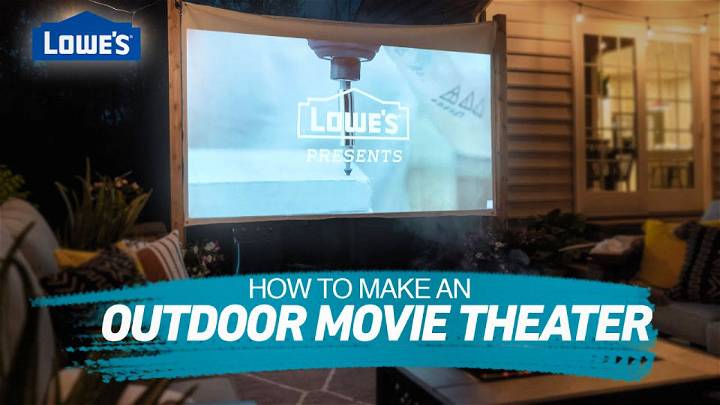 How to Make an Outdoor Movie Screen