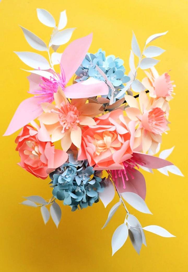 How to Make a Paper Flower Bouquet for Spring