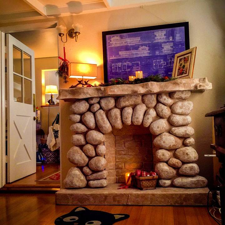 How to Make a Paper Mache Fireplace