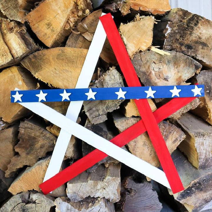 How to Make a Patriotic Wooden Star at Home