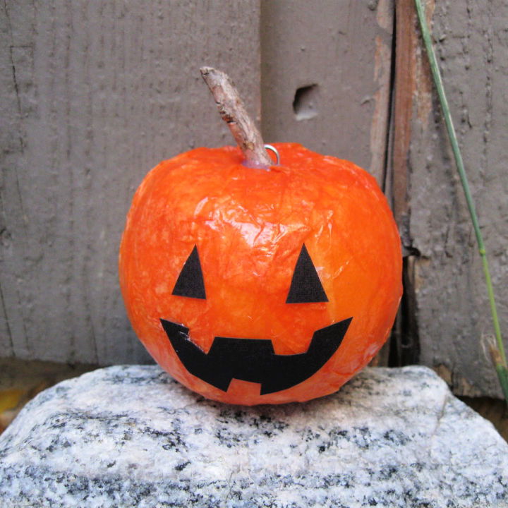 How to Make a Styrofoam Pumpkin