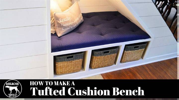 How to Make a Tufted Bench Cushion