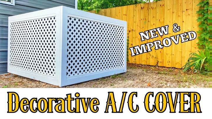 How to Make an Outdoor Air Conditioner Cover