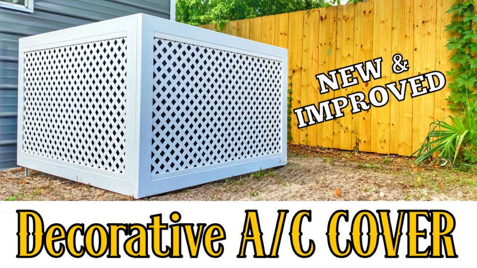 How to Make an Outdoor Air Conditioner Cover