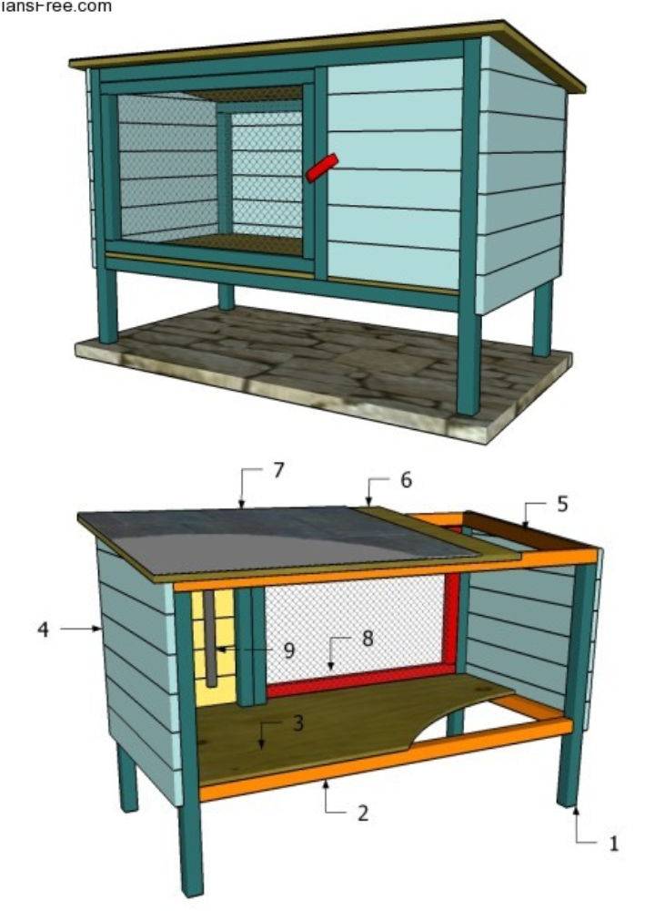 How to Make an Outdoor Rabbit Hutch
