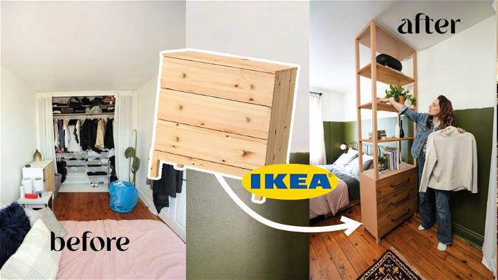 IKEA Room Divider Hack