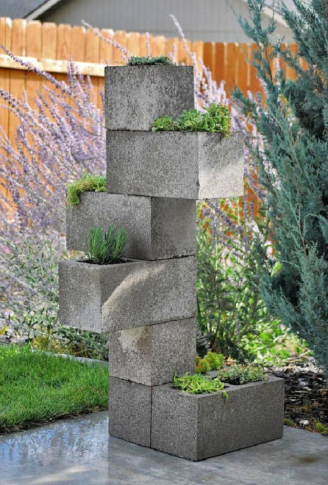 Inexpensive Cinder Block Garden