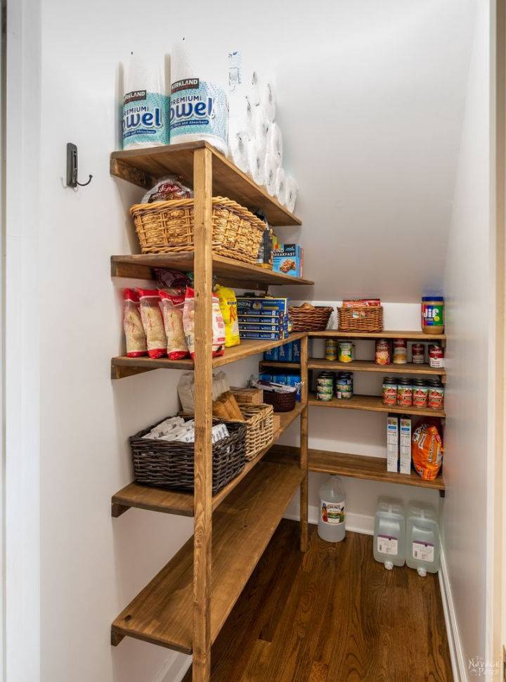 How to Make Pantry Shelves