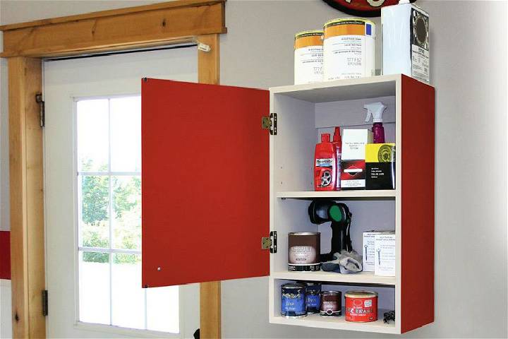 Inexpensive DIY Workshop Wall Cabinet