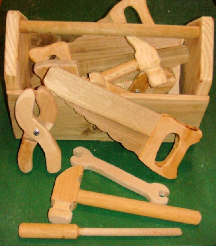 DIY Kids Wooden Tool Set 