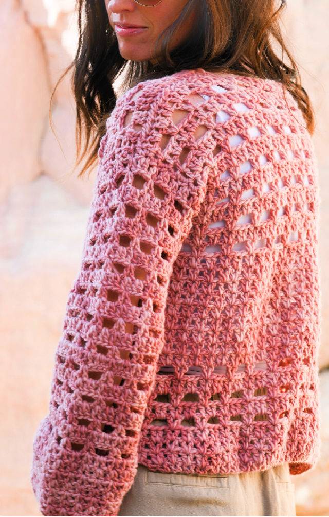 Lil Sedona Crochet Summer Shrug Pattern