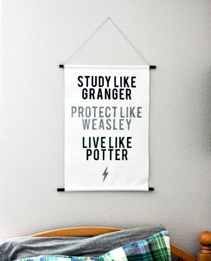 Make a Harry Potter Wall Art