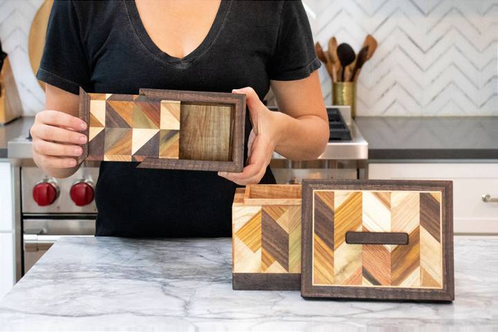 Make Patterned Boxes From Scrap Wood