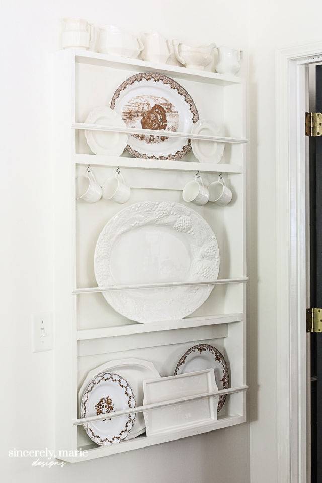 Make Plate Rack in the Kitchen