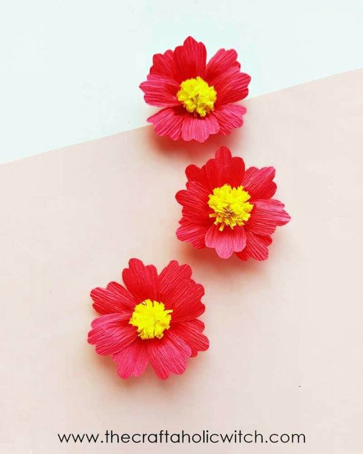 How to Make Small Crepe Paper Flowers