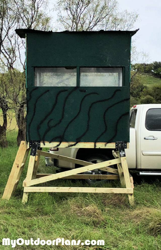 How to Make Your Own 4x6 Elevated Deer Blind