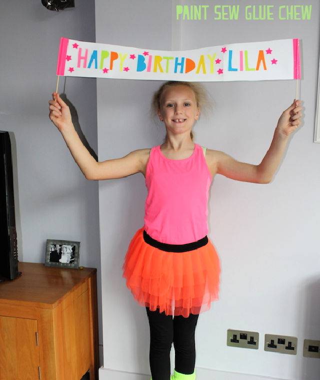 Make Your Own Birthday Banner at Home