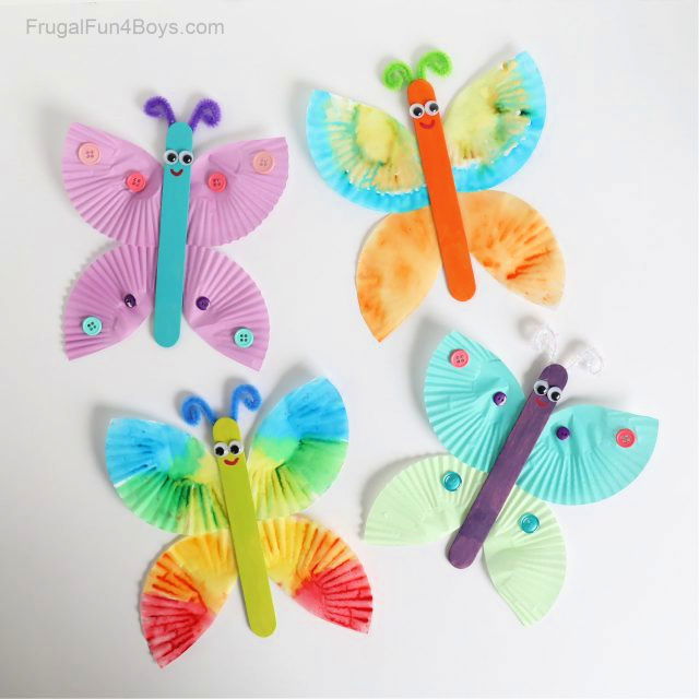 Create Cute Paper Plate Butterflies with Dot Markers - Glitter On A Dime