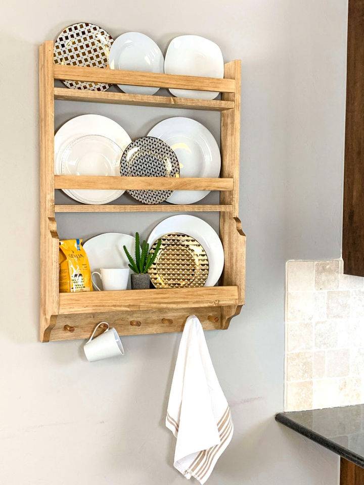 Make Your Own Plate Rack