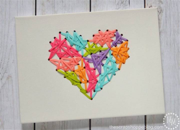 Make Your Own Ribbon Art for Wall