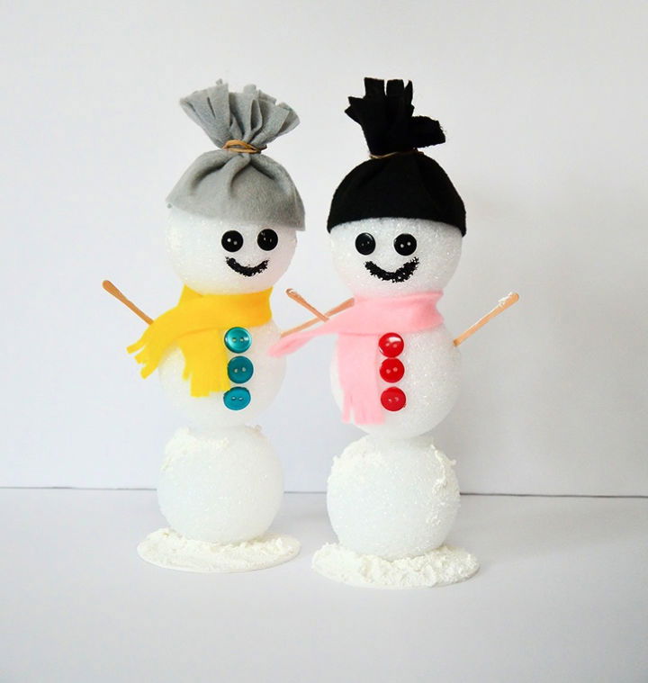 Make Your Own Styrofoam Snowman