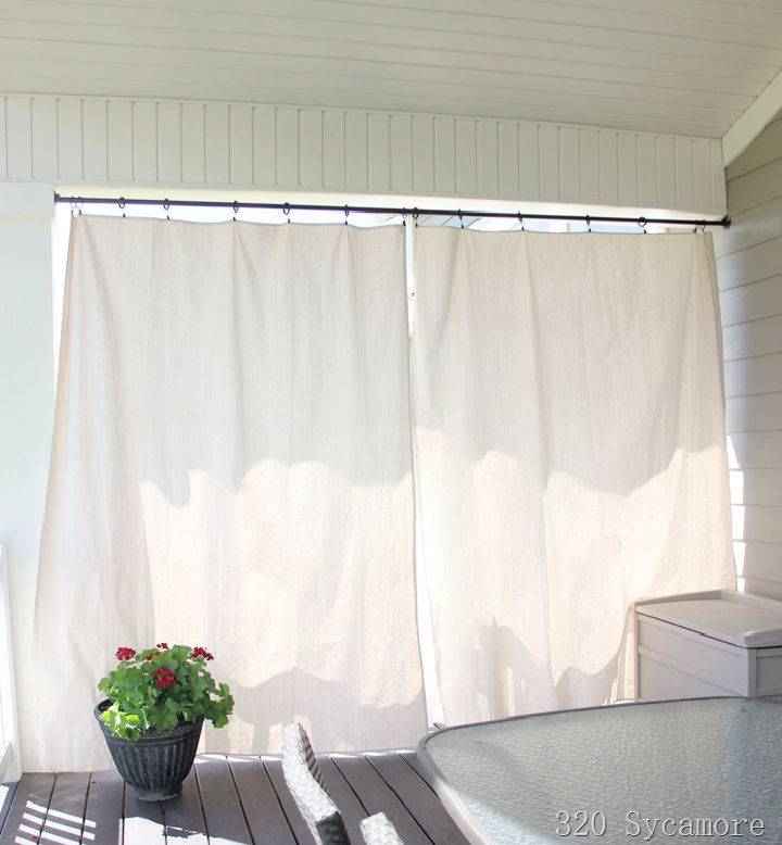 Make Your Own Waterproof Outdoor Curtains