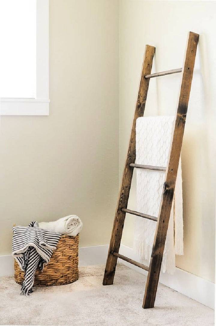Make a Blanket Ladder Under 25