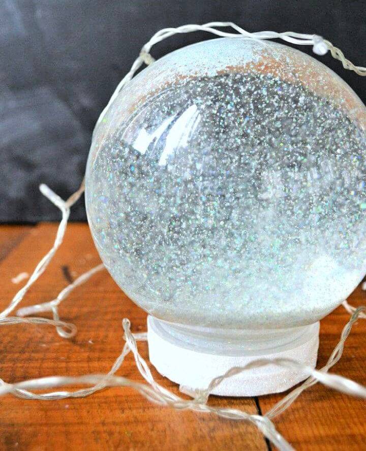 Make a Snow Globe Calming Jar