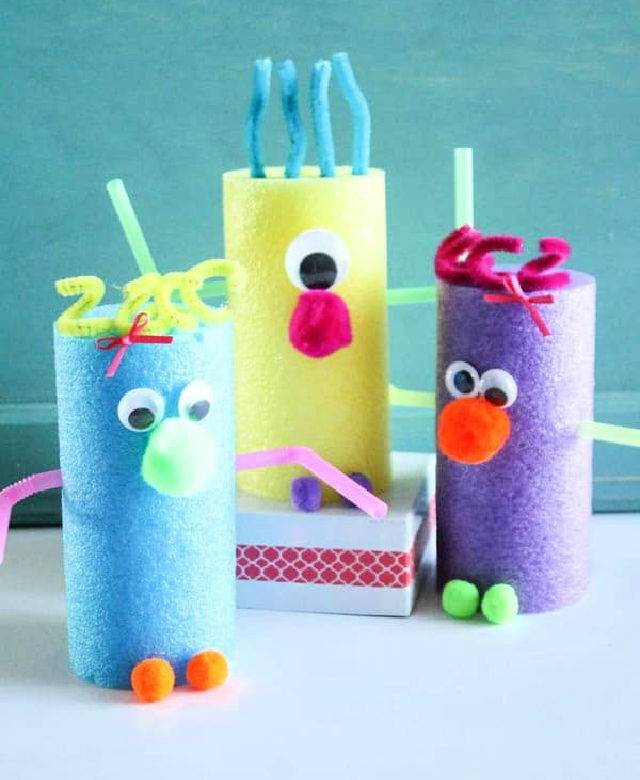 Making Pool Noodle Monsters