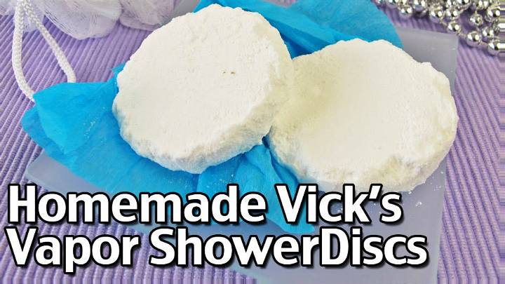 Making Your Own Vick’s Vapor Shower Discs