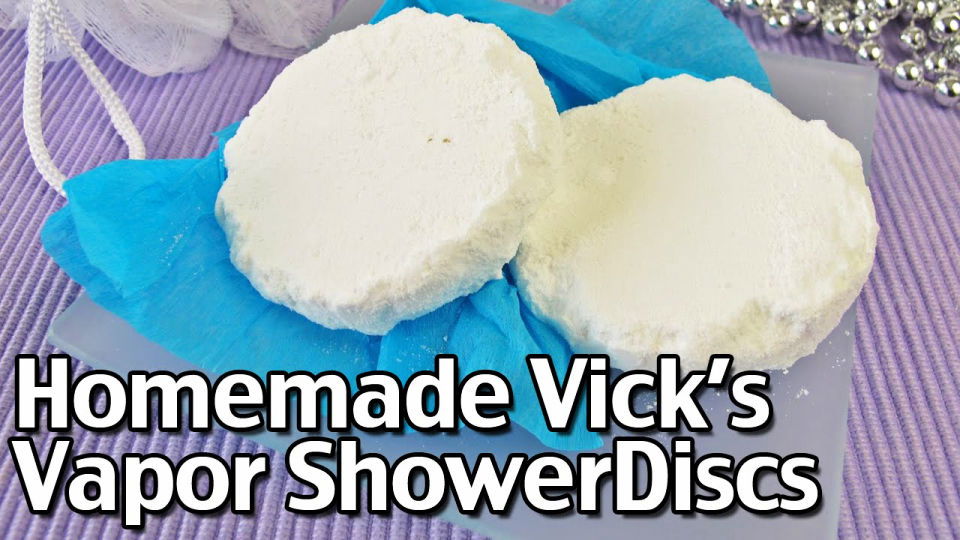 Making Your Own Vick’s Vapor Shower Discs