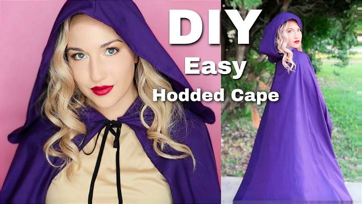 Making a Hooded Cape Halloween Costume