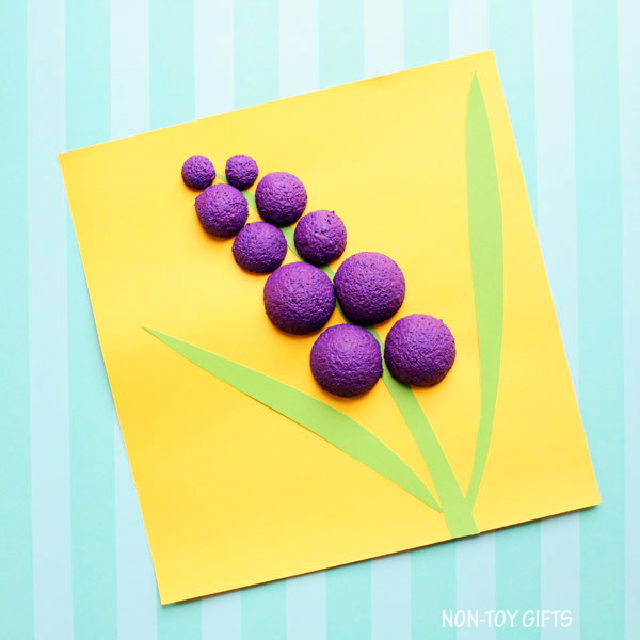 Making a Styrofoam Ball Hyacinth Flower