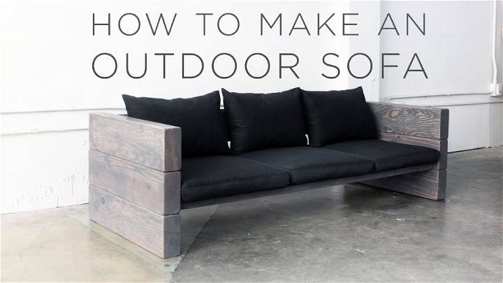 Homemade Outdoor Sofa