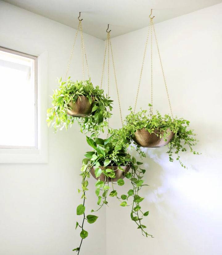 DIY Metal Hangers for Plants