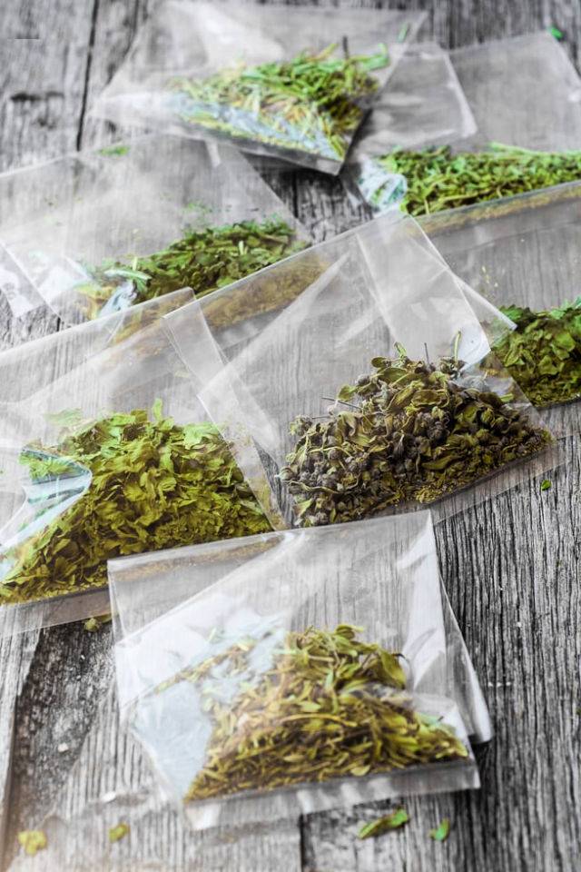 Microwave Dried Herbs Tutorial