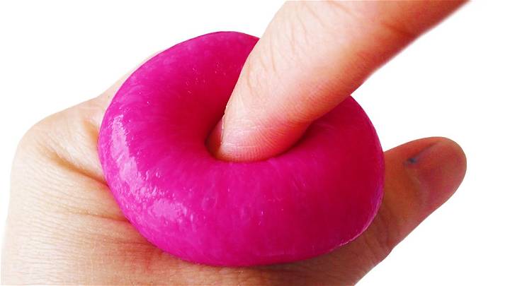 Homemade Non Sticky Bubble Gum Pink Slime