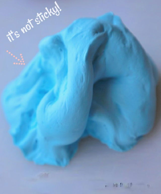 Not Sticky 3 Ingredient Fluffy Slime Recipe