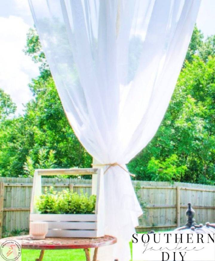 Outdoor Curtains and Screened Porch Under $50