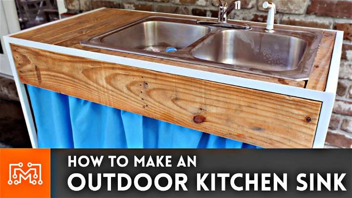 Outdoor Kitchen Sink Woodworking Plan