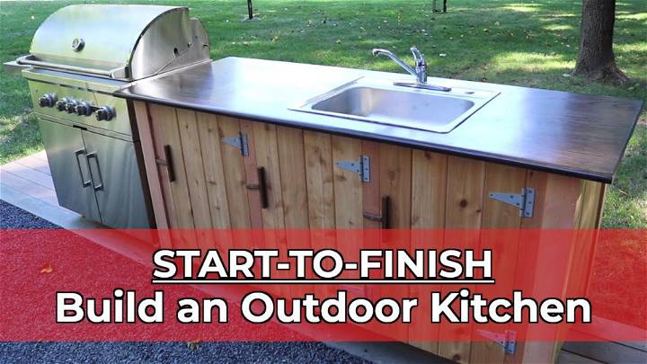 Outdoor Kitchen Woodworking Plan