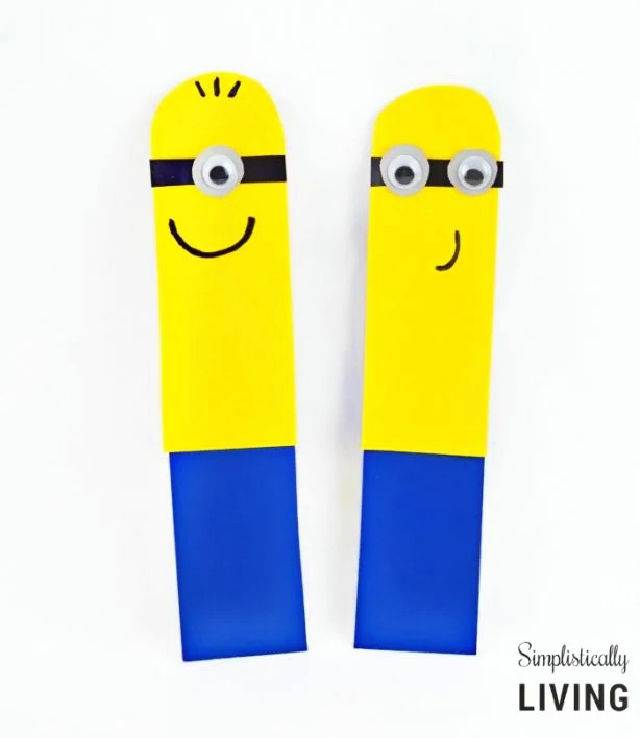 Painted Chip Minion Bookmark